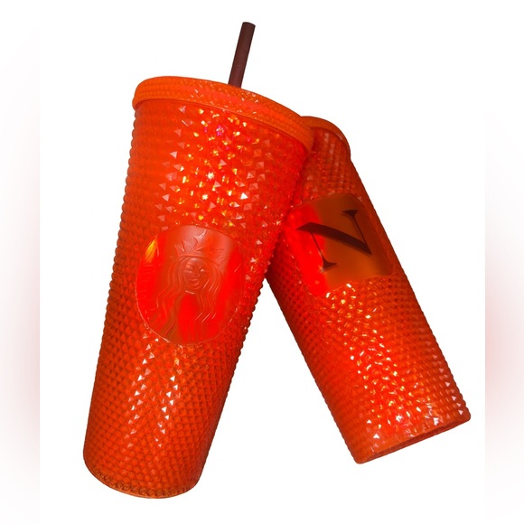 Starbucks x Northeastern University 2023 Red Studded Tumblers 24oz Set of 2